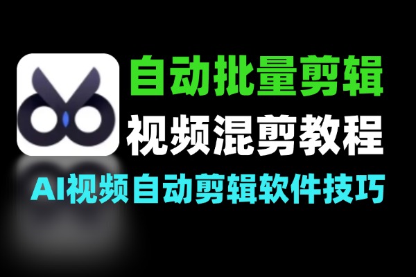 【自动剪辑与混剪教程】AI视频自动剪辑软件推荐，批量混剪神器使用技巧-软件资源分享站