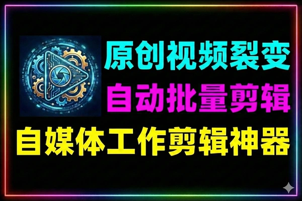 电商视频自动剪辑利器:揭秘多场景裂变批量生成技术-软件资源分享站