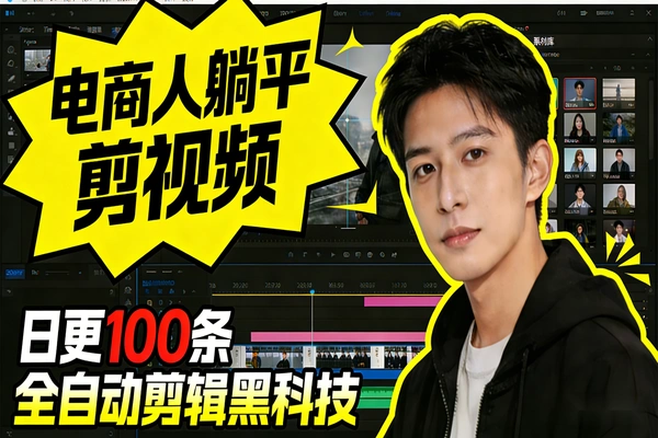 电商视频自动剪辑神器:多场景组合批量生成,让素材像积木一样自动拼接-软件资源分享站