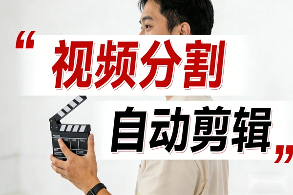 电脑端批量剪辑神器：智能镜头分割/固定时长/语序停顿，一键拆分素材