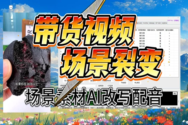 小咖剪辑多场景裂变功能设置界面