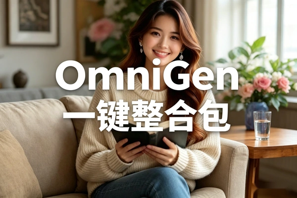 OmniGen一键整合包：人物一致性+AI图像编辑神器，姿势迁移/物体替换